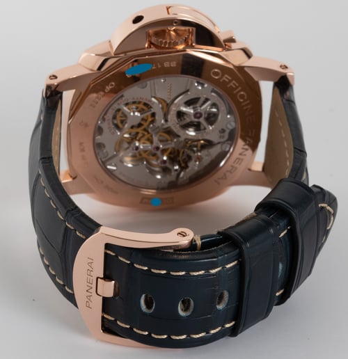 Rear / Band View of Luminor 1950 GMT 8 Days 'Pijnenburg' Limited Edition