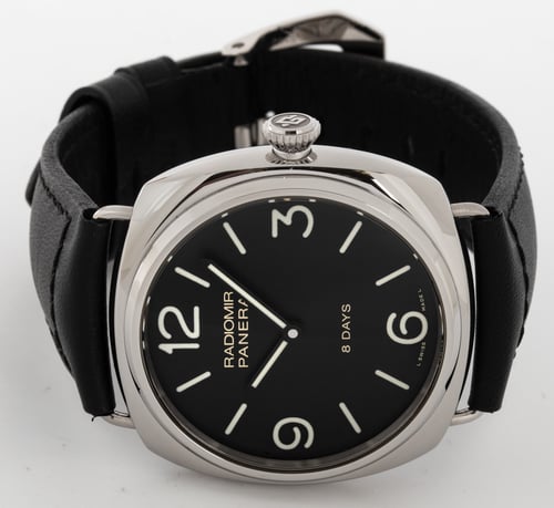 Front View of Radiomir Black Seal 8 Days