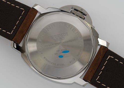 Caseback of Luminor GMT 'Ghost' 