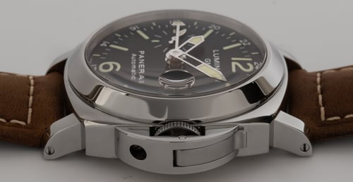 Crown Side Shot of Luminor GMT 'Ghost' 