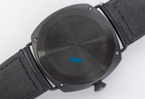 Caseback of Radiomir Black Seal