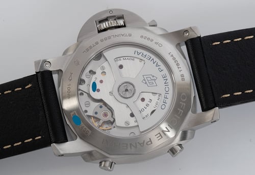 Caseback of Luminor 1950 Chrono Flyback