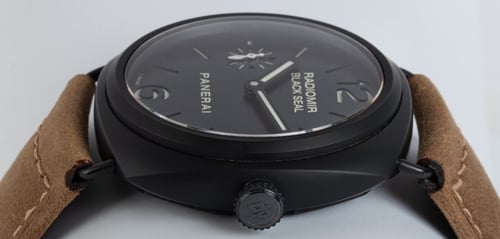 Crown Side Shot of Radiomir Black Seal