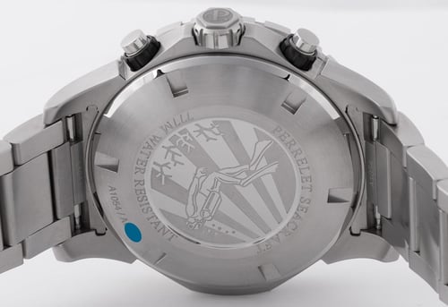Caseback of Seacraft Chronograph