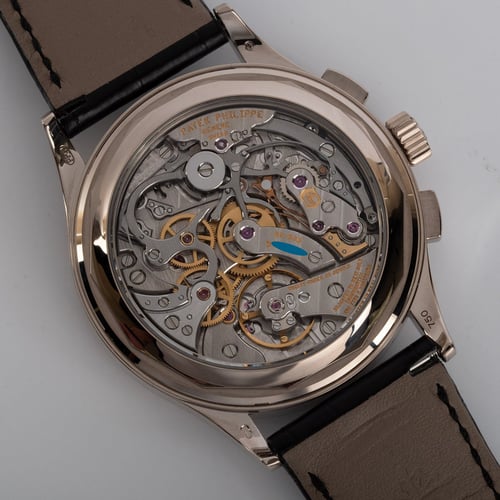 Caseback of Chronograph