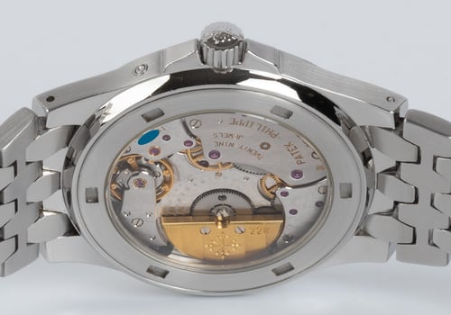 Caseback of Neptune Moonphase Power Reserve