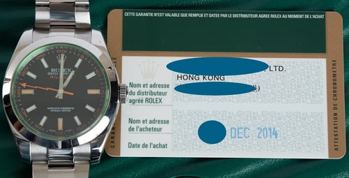 Paper shot of Milgauss