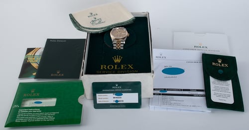 Box / Paper shot of Datejust 36
