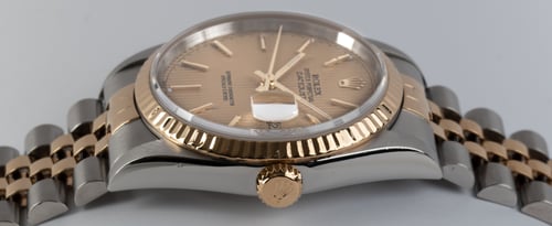 Crown Side Shot of Datejust 36