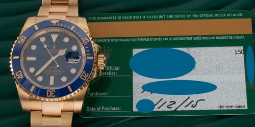 Paper shot of Submariner Date