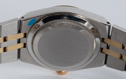 Caseback of Datejust Oysterquartz