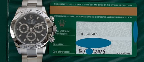 Paper shot of Daytona Cosmograph