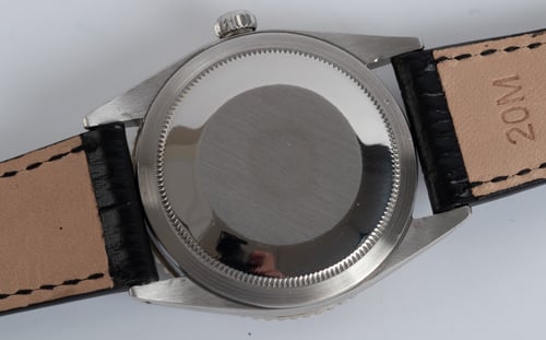 Caseback of Datejust 'Thunderbird'  Turn-O-Graph
