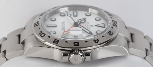 Crown Side Shot of Explorer II 'Polar'