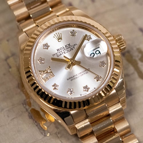 Extra Shot of Ladies Datejust President 28