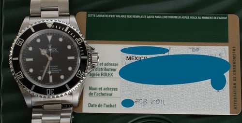 Paper shot of Submariner '4 Lines'