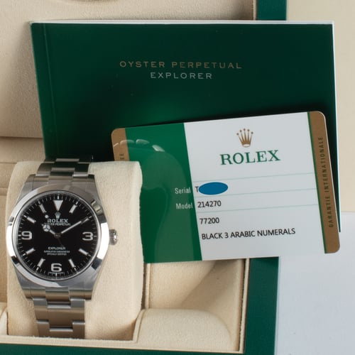 View in Box of Explorer 39MM 'Full Lume'