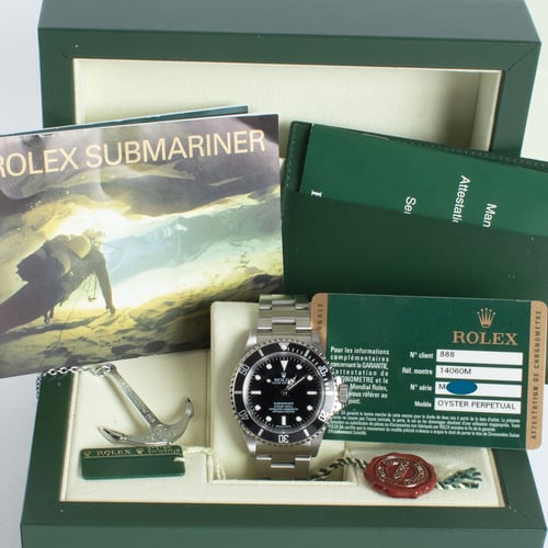 View in Box of Submariner '4 Lines'