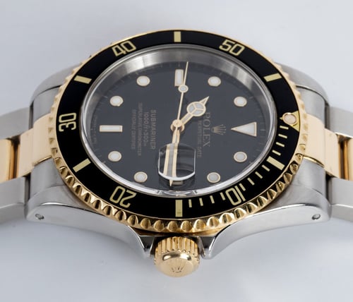 Crown Side Shot of Submariner Date