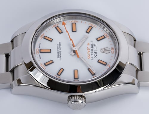 Crown Side Shot of Milgauss