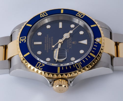 Crown Side Shot of Submariner Date