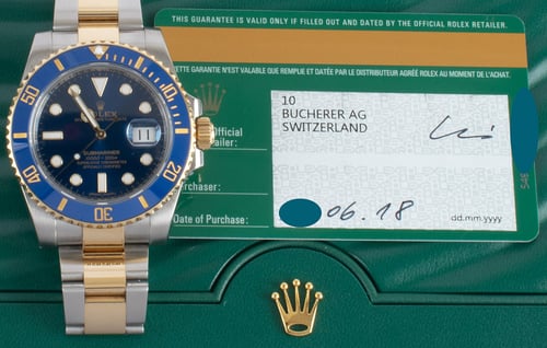 Paper shot of Submariner Date