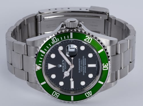 Front View of Submariner Date 'Anniversary' Kermit