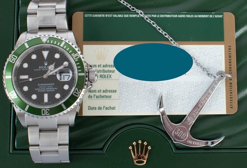 Paper shot of Submariner Date 'Anniversary' Kermit
