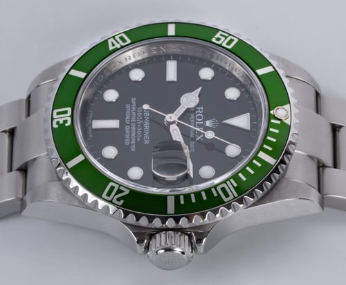 Crown Side Shot of Submariner Date 'Anniversary' Kermit