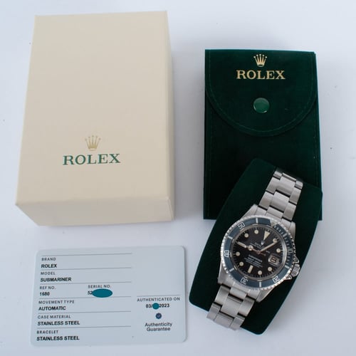 Box / Paper shot of Submariner Date 1680