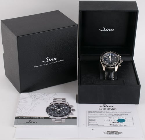 Box / Paper shot of 103 Ti DIAPAL Pilot Chronograph