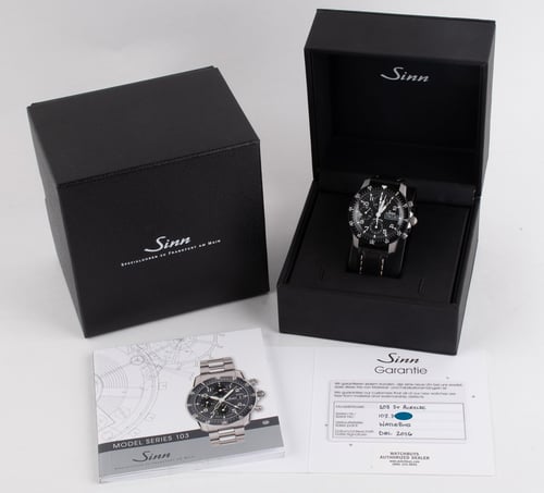 Box / Paper shot of 103 St Acrylic Matte Chronograph
