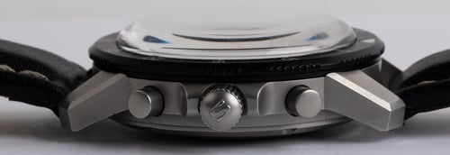 Crown Side Shot of 103 St Acrylic Matte Chronograph