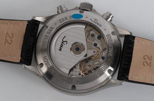 Caseback of 358 Sa Pilot
