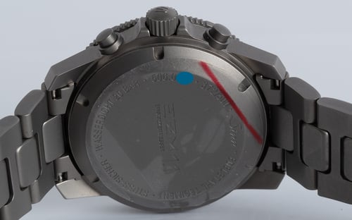 Caseback of EZM 1.1 Mission Timer