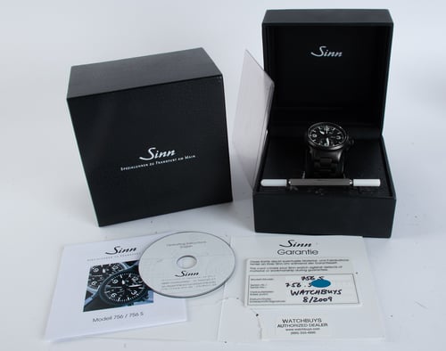 Box / Paper shot of 756 Duochronograph