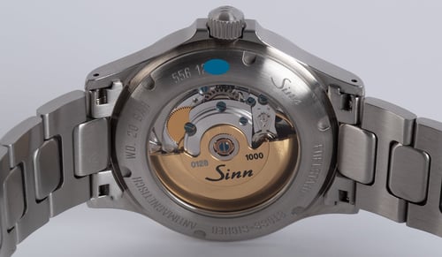 Caseback of 556 Anniversary