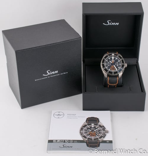 Box / Paper shot of EZM 10 Chronograph