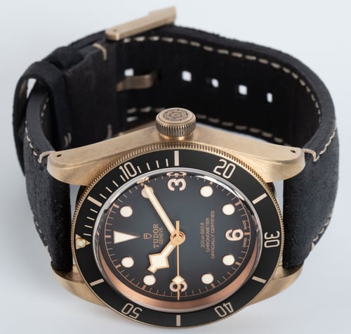 Front View of Black Bay Bronze
