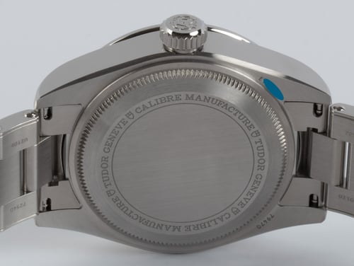 Caseback of Black Bay Pro