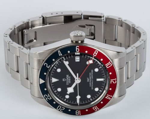 Front View of Black Bay GMT 'Pepsi'