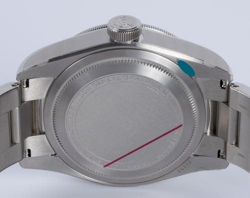 Caseback of Black Bay GMT 'Pepsi'