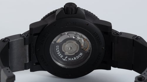 Caseback of Maxi Marine Diver 'Black Sea'
