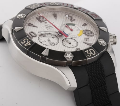 9' Side Shot of Defy Classic Chronograph