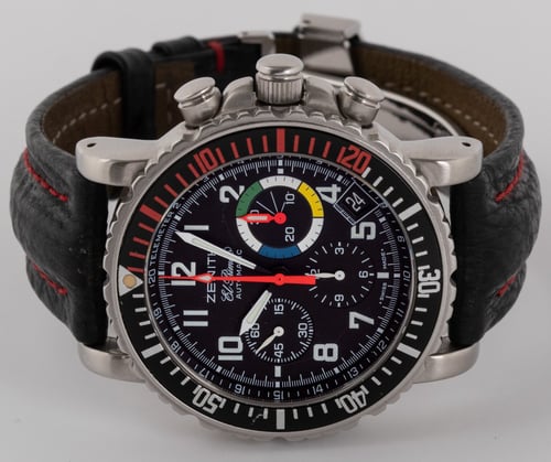 Front View of Rainbow El Primero Chronograph