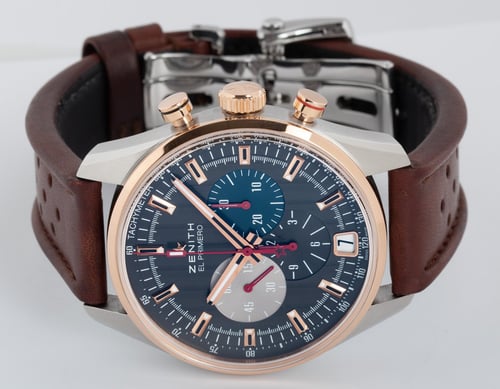 Front View of Chronomaster El Primero 'Classic Cars'
