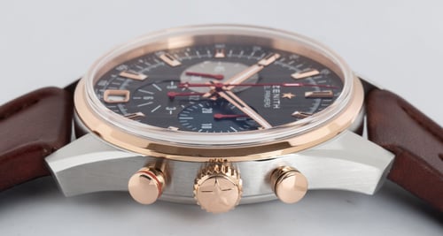 Crown Side Shot of Chronomaster El Primero 'Classic Cars'