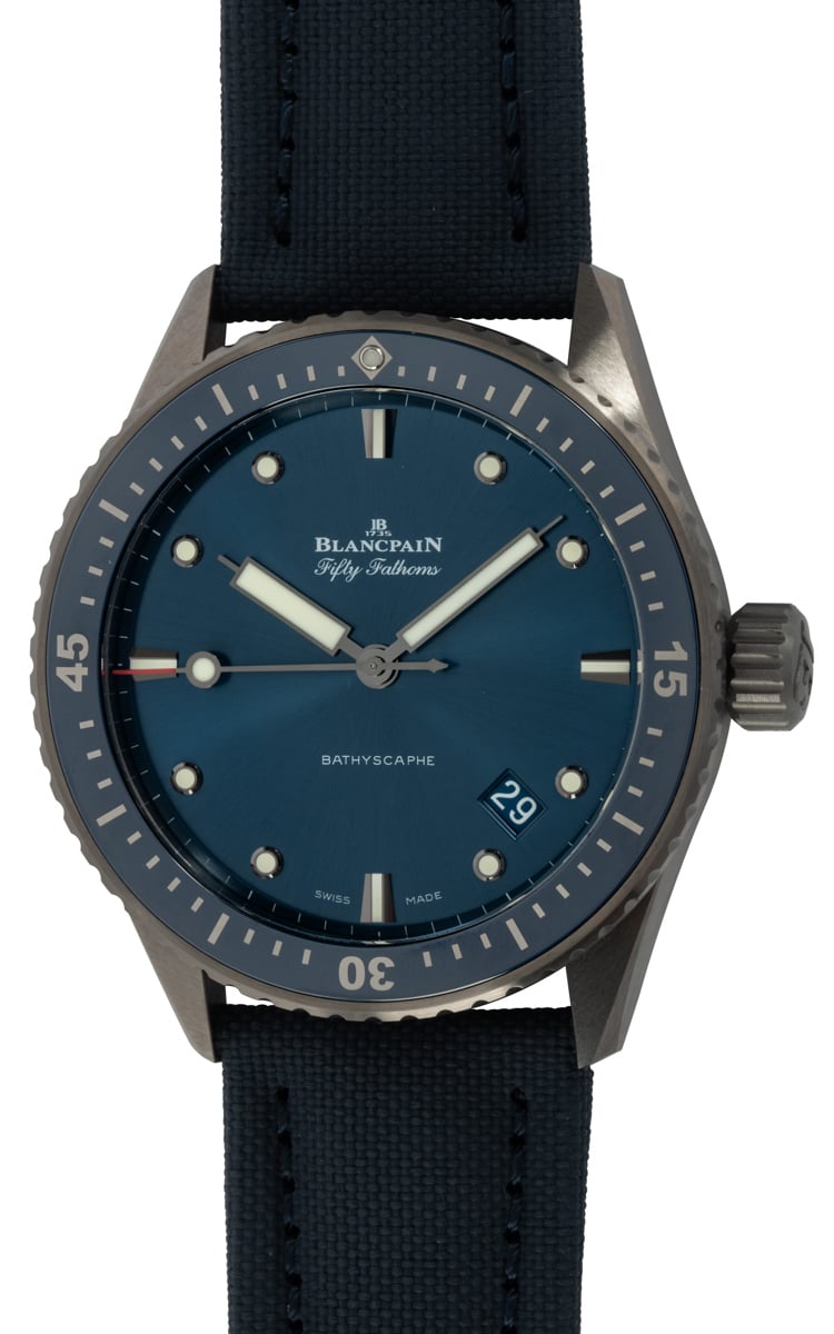 BlancPain Fifty Fathoms Bathyscaphe : 5000-0240-O52A