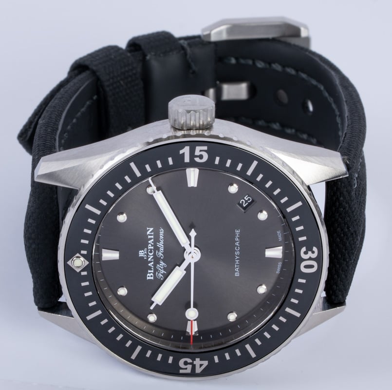 BlancPain Fifty Fathoms Bathyscaphe 38 : 5100B-1110-B52A