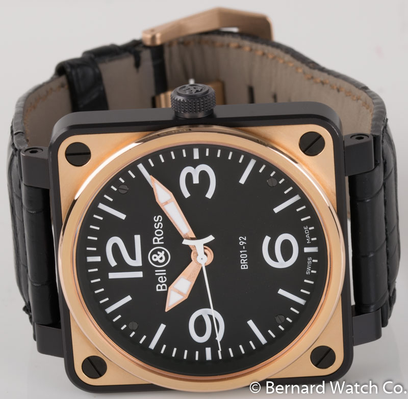 Bell Ross BR 01-92 BR01-92-BICOLOR - SOLD OUT - Black Dial, Black